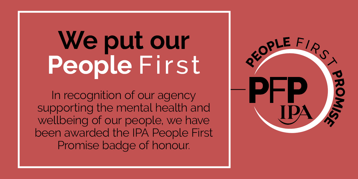 Bountiful Cow (@bountifulcow) on Twitter photo Our team's mental well-being has always been our priority, which is why its an honour to receive <a href="/The_IPA/">Institute of Practitioners in Advertising (IPA)</a>'s People First Promise Badge of Honour.
With #MentalHealthAwarenessWeek underway, we're dedicated to challenging the industry to provide more mental health support for all. Our team's mental well-being has always been our priority, which is why its an honour to receive <a href="/The_IPA/">Institute of Practitioners in Advertising (IPA)</a>'s People First Promise Badge of Honour.
With #MentalHealthAwarenessWeek underway, we're dedicated to challenging the industry to provide more mental health support for all.
