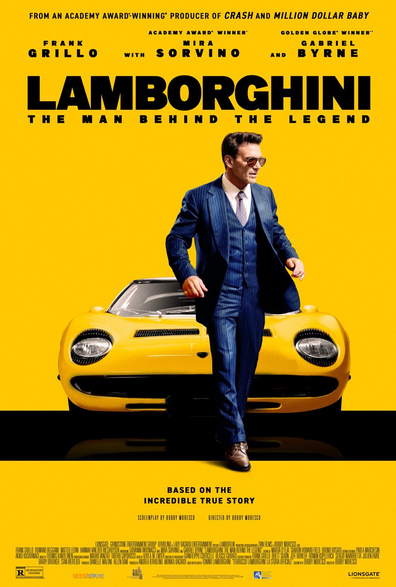 Biyografi ve Marka filmlerini severim... Filmi Beğendim...Frank Grillo olmazsa sıkıcı bir film olabilirdi...Sırada Ferrari var... #Lamborghini #FerruccioLamborghini