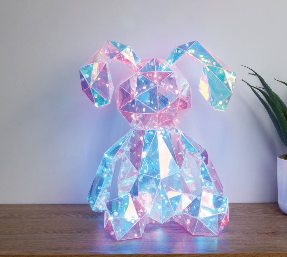 😍👉🏼 After numerous requests we can confirm that we’ve launched our FAMOUS 💎 Crystal Effect Lights in some new & fun designs incl this cute Rabbit Crystal Effect Light ✨ for £32.99! bit.ly/3QAtKDD Product code: 095309