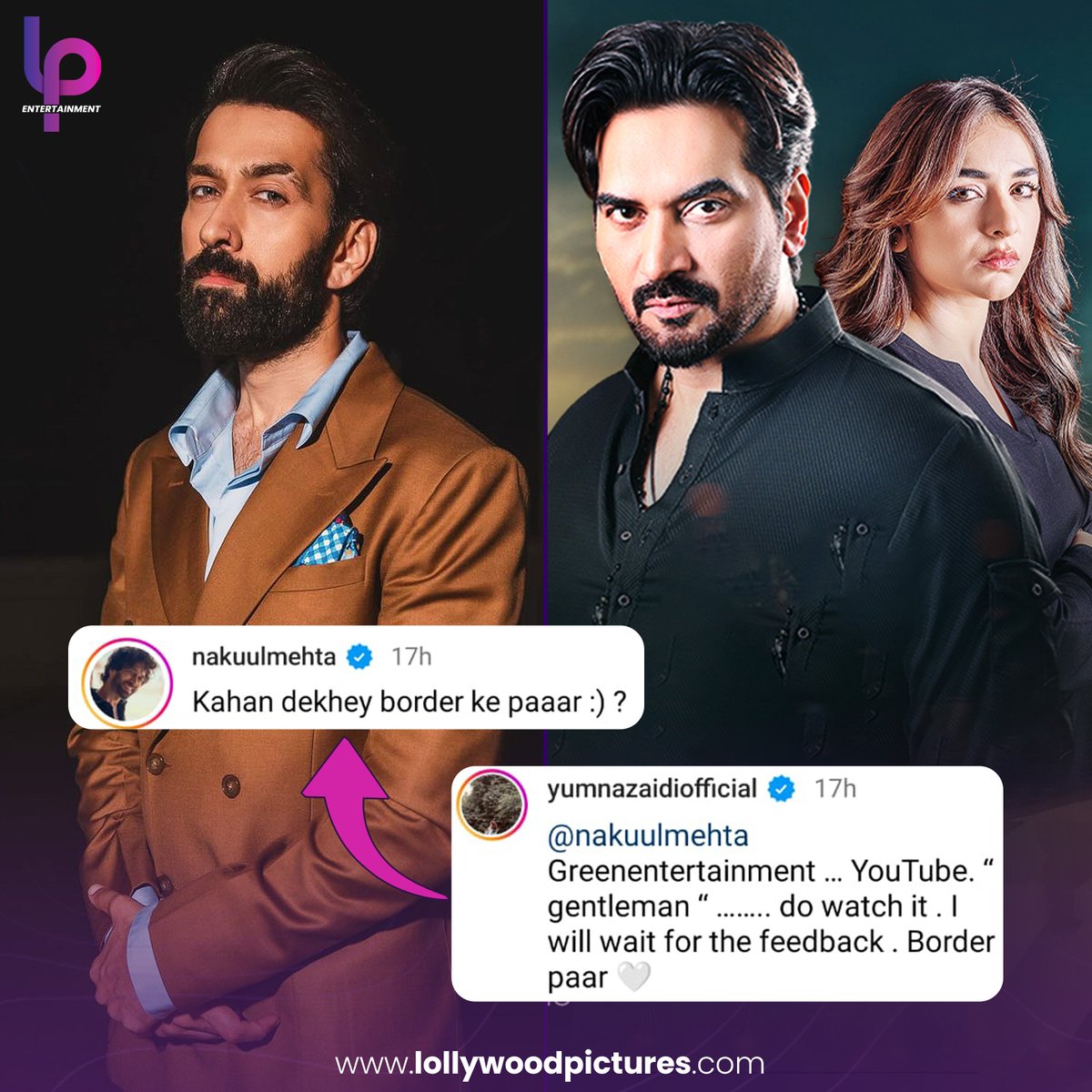 Indian Actor Nakuul Mehta is just curious to watch latest drama serial 'Gentleman' and Yumna Zaidi is here herself to address his query of where to watch it. 🤩🙌 #YumnaZaidi #NakuulMehta #Celebrities
