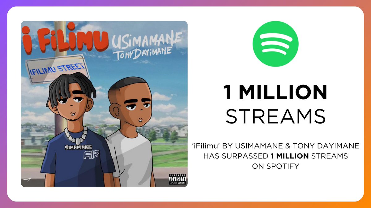 RealSihleIV's tweet photo. Ifilimu has now surpassed 1 million streams 🔥🙌 https://t.co/PooTFZcrrO