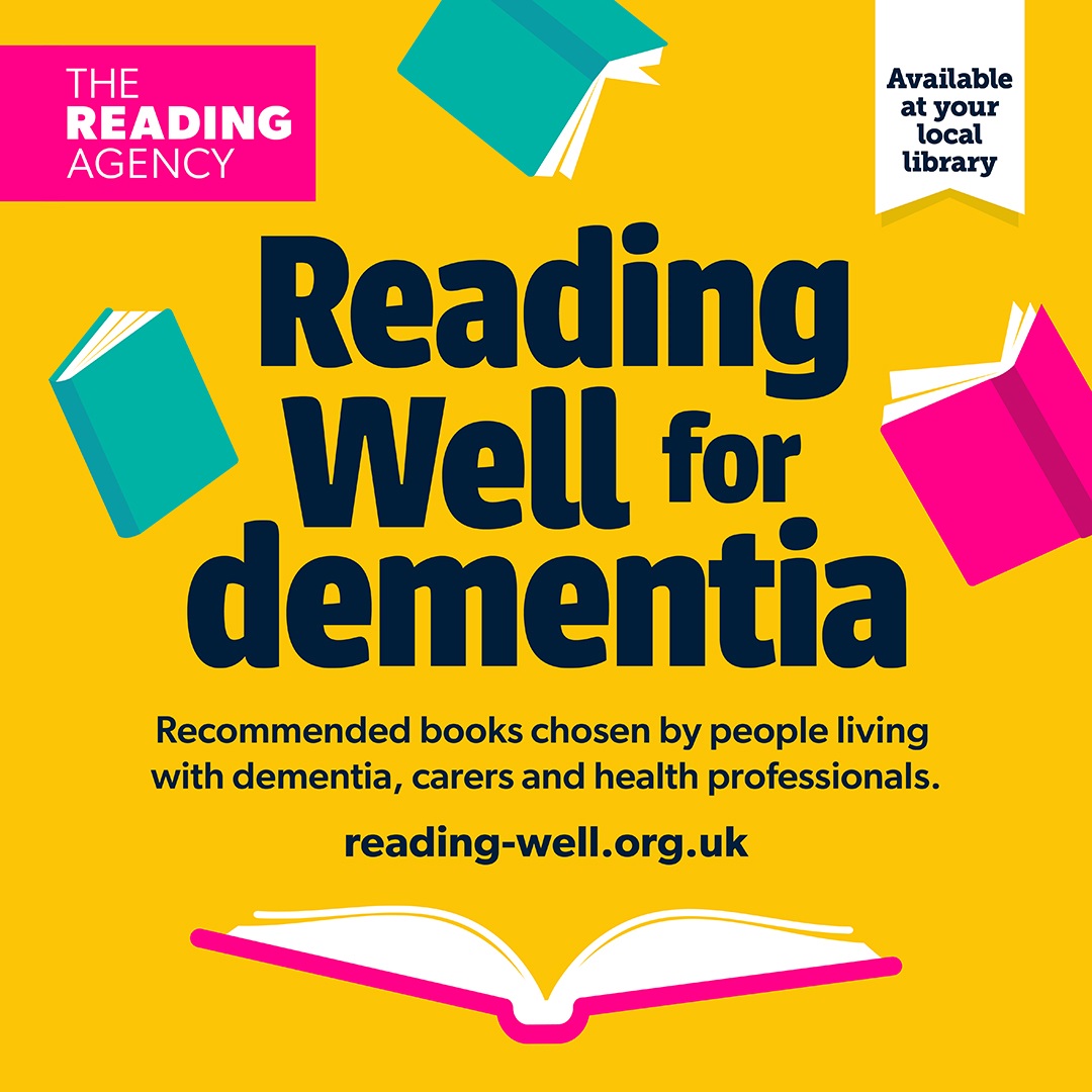 1/2 This #DementiaActionWeek find expert-endorsed information and support for people affected by dementia in your local library with the brand new #ReadingWell for dementia booklist from @readingagency: reading-well.org.uk 📚#DAW2024 #SouthGlos @BristolDAA