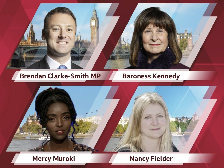 On Monday's #PoliticsLive Brendan Clarke-Smith MP, Conservative Baroness Kennedy, Labour Mercy Muroki, Former Conservative Adviser Nancy Fielder, National World Editor-in-Chief BBC Two 12:15pm bbc.in/3UBvbDb
