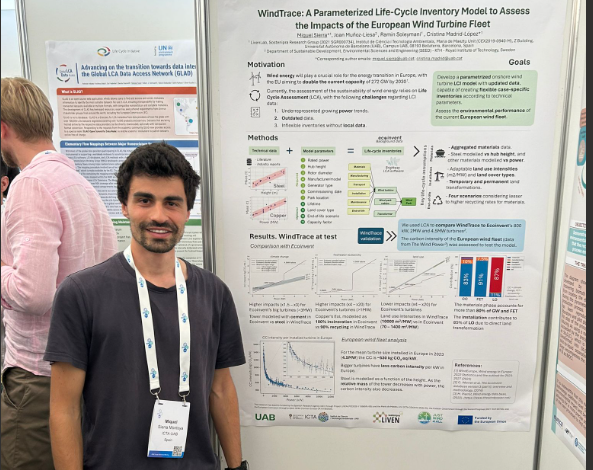 Our colleagues spent the last few days at #SETAC2024! @Crismadlop and Miquel Sierra represented #LIVENlab at the conference. Miquel presented his new life cycle model for #windturbines as part of the @JustWind4All project🍃