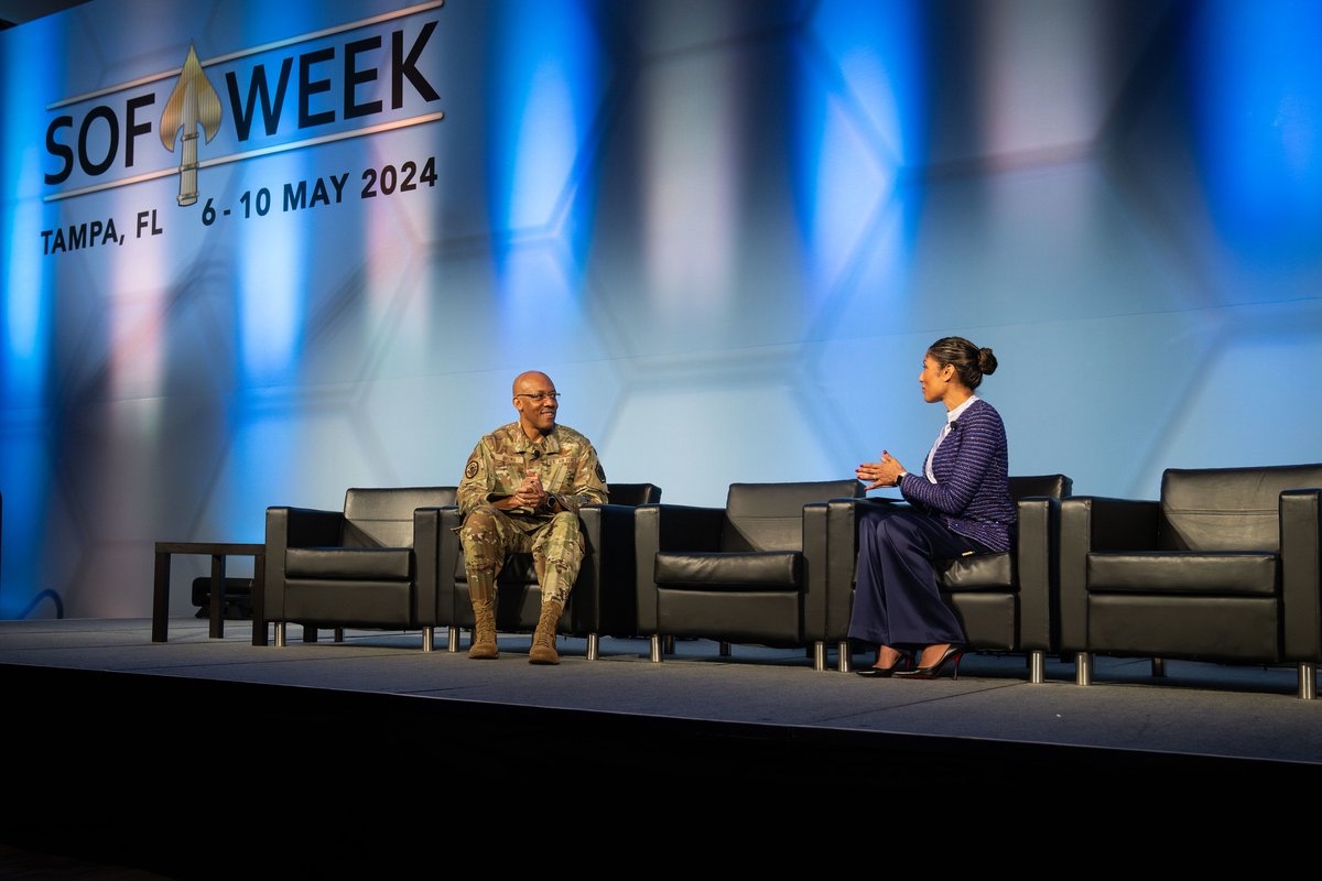 USSOCOM's tweet image. #SOFWeek included keynote speeches by @thejointstaff and @ASD_SOLIC, a fireside chat with retired @USNavy Adm. William McRaven, #SOF AT&amp;amp;L panels and awards, industry exhibit halls, and the international capabilities demo &quot;Battle in the Bay&quot; with 10 #partner nations.