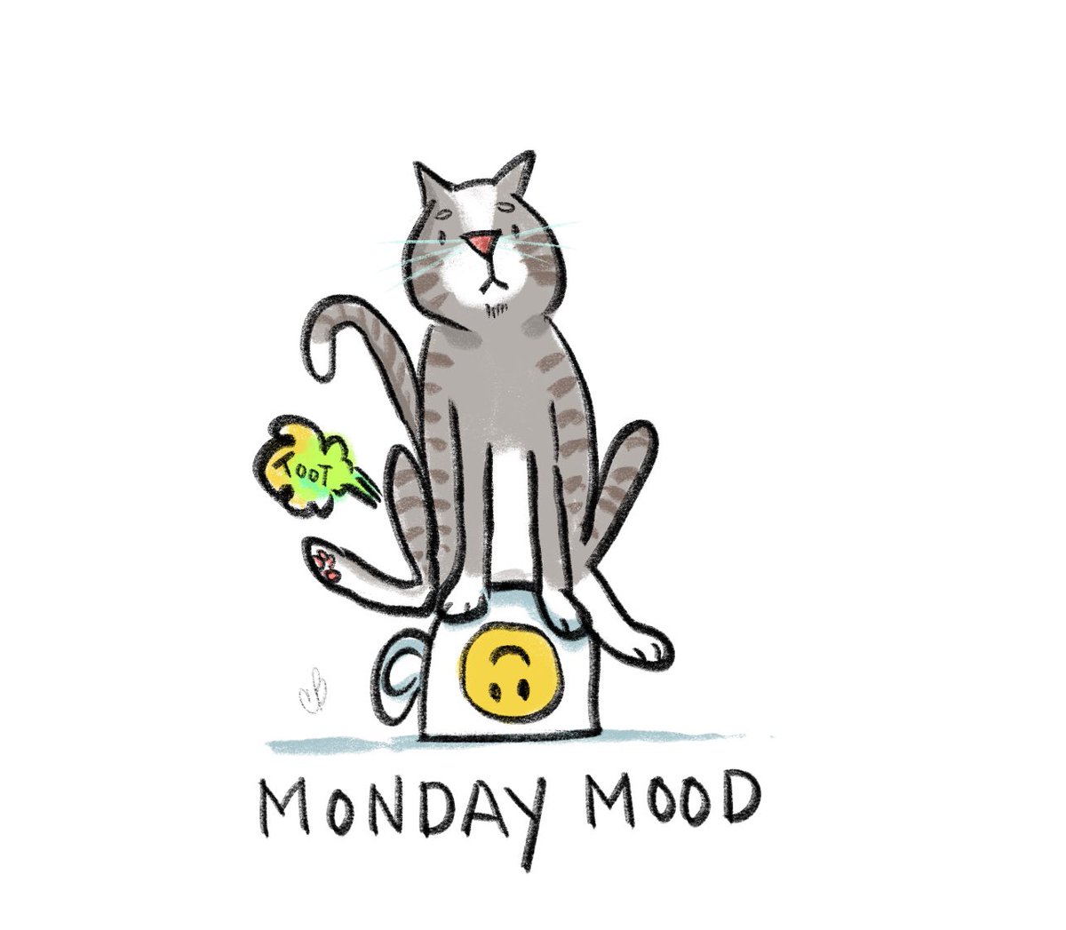 #ConnieB_art #MondayMorning #cats