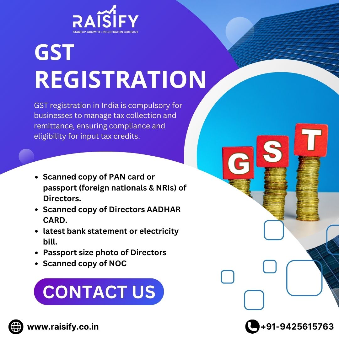 Unlock GST benefits with our seamless registration service. Focus on growth while we handle paperwork.

raisify.co.in

#GSTregistration #GSTservices #TaxRegistration #BusinessCompliance #TaxFiling  #TaxServices #GSTcompliance #TaxConsultancy #BusinessTax #raisify