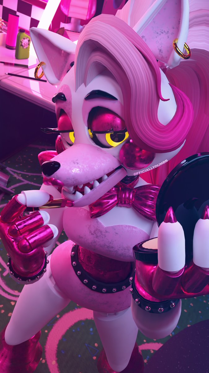 DumbbOfficially's tweet photo. Fnaf SB Glamrock Mangle Poster #fivenightsatfreddys #fnaf #fnafsecuritybreach #fnaffanart #FNAF #securitybreach #mangle #blender #blendercycles #blenderrender https://t.co/3J6YLVHK0H