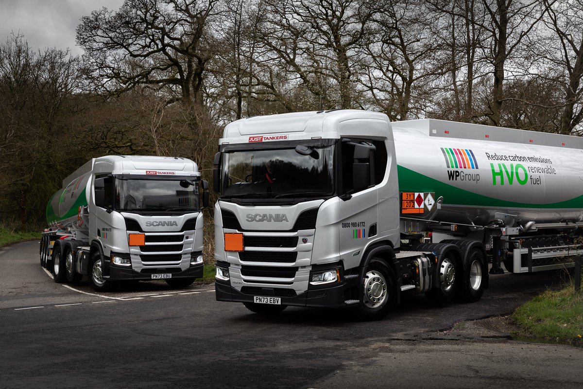 Introducing new additions to our fleet: the Scania R460 Super Sleeper Cabs and Magyar tank trailers, with 42,000-liter capacity. Our new vehicles have a 6 camera-recording system to keep everyone safe while driving. Keep a look out for them on the road! 
#Livery #Fuel #HVO