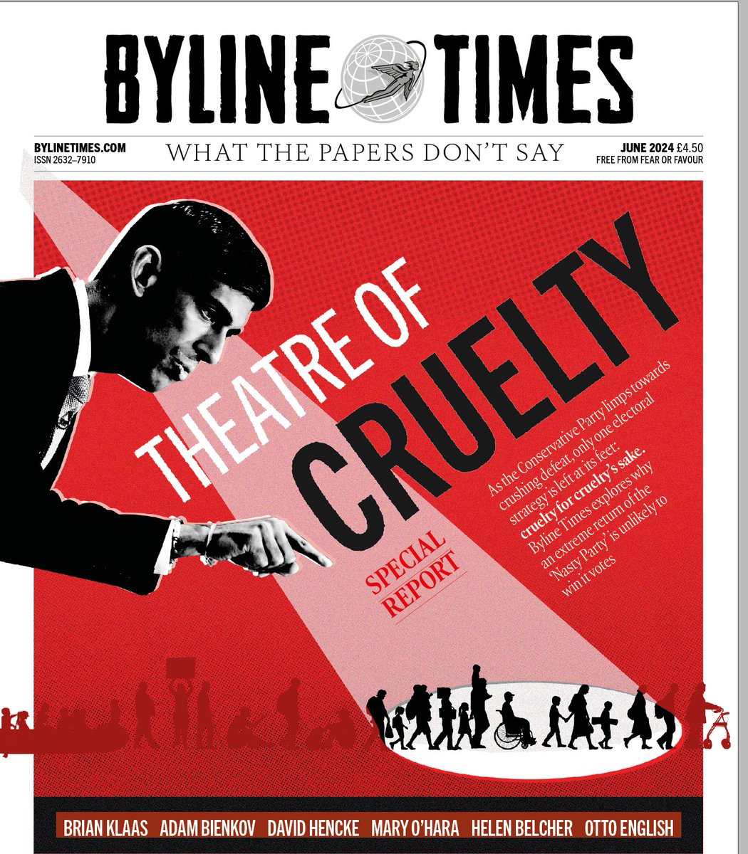 Early days yet, but as the next edition of @BylineTimes heads towards the printers later this week, you can see where we're heading subscribe.bylinetimes.com