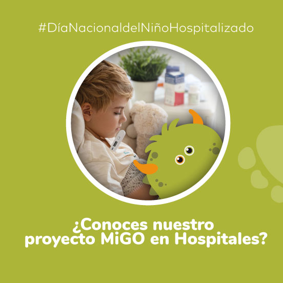 Enfrentar la noticia del primer diagnóstico de un hijo con necesidades especiales conlleva desafíos únicos y queremos estar cerca de las familias en cada paso de este camino.​

En este Día Nacional del Niño Hospitalizado apoya nuestro Proyecto “MiGO en Hospitales”