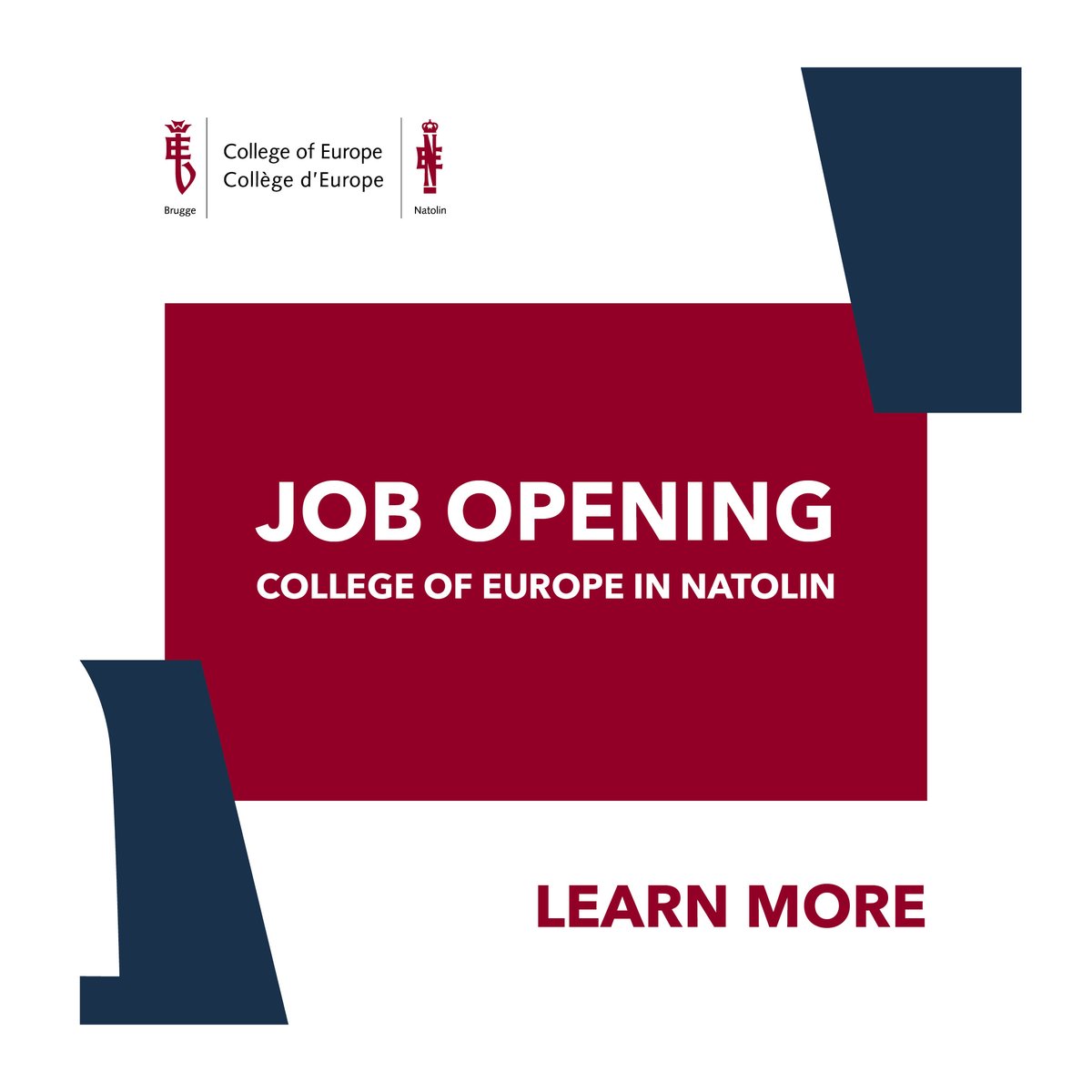 We are hiring in Natolin! We are looking for a Research Fellow in the European Civilization Chair. The ideal candidate has a doctorate in History or a closely related field, a proven track record of research in European history, experience of university-level teaching, and a very