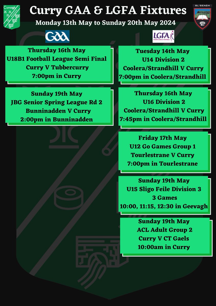 Fixtures for the week 🇳🇬