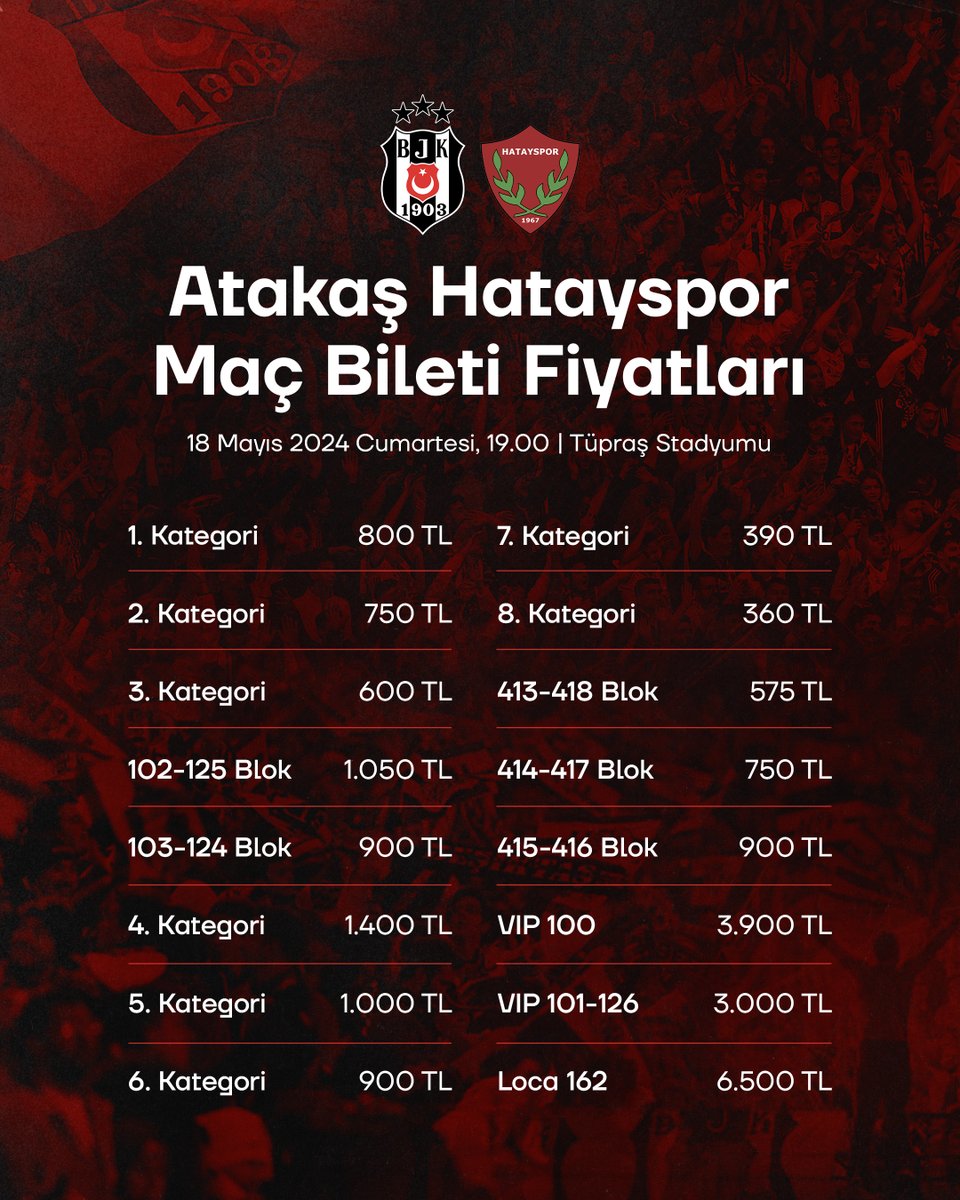 Atakaş Hatayspor Maçı Biletleri Hakkında Bilgilendirme

🔗  bjk.com.tr/tr/haber/89078