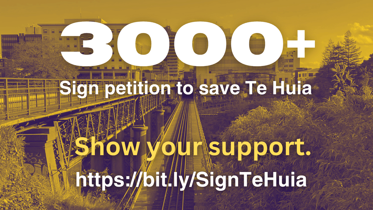 In just three days, more than 3000 people have already signed a petition to show their support for the Te Huia train! 
Sign here: bit.ly/SignTeHuia