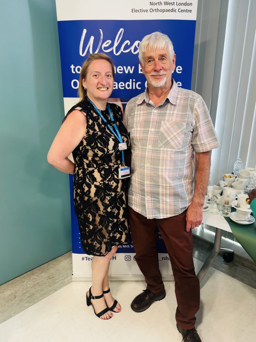 ms_ansbro's tweet photo. Official opening of #NWLEOC and so lovely to meet the first ICHT patient treated at EOC  @ImperialPeople @ImperialNHS #IanSinha #traumaandorthopaedics #GIRFT https://t.co/1vx3SUT4Ug