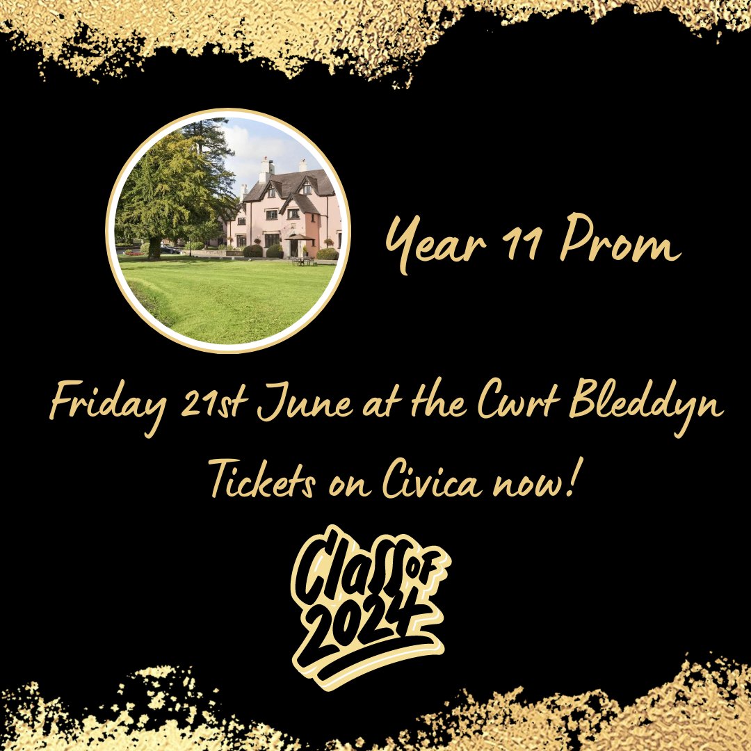 Tickets are now live on Civica for our Year 11 Prom! Please see Classcharts for more information 🎟️🪩🎉 #NotinMissOut #leavers24 @aberengagement