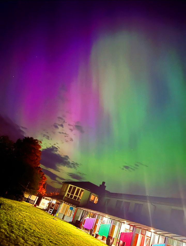 The beautiful northern lights over Rachel House on Friday night, in memory of Reece. Thank you to Courtney for sharing. 💛