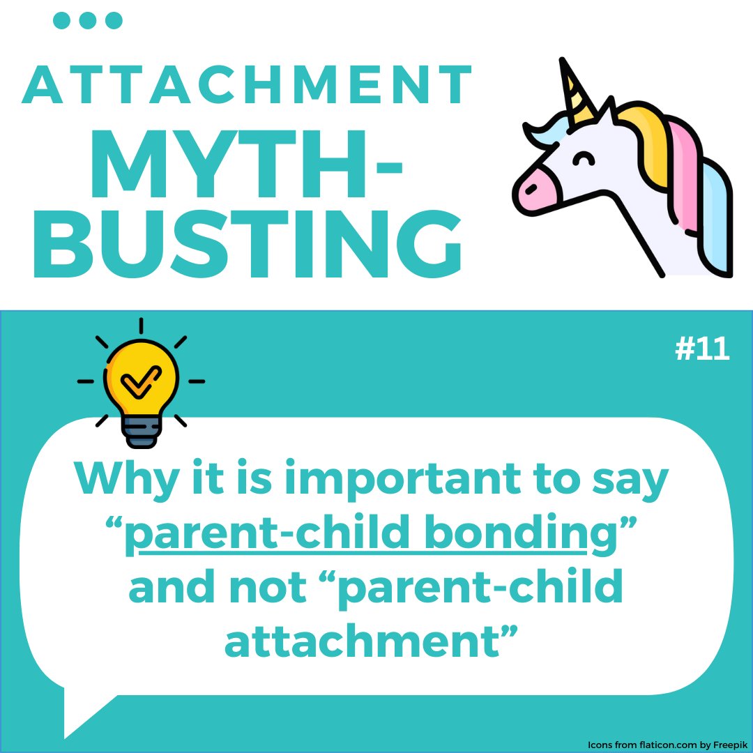 #Attachment #MythBusting #11

I often see people talking about “#parent-#child #attachment” when they actually refer to “parent-child #bonding”. Why is such a distinction important? Let's have a closer look 👇🏻

pvrticka.com/attachment-myt…

@EssexPsychology