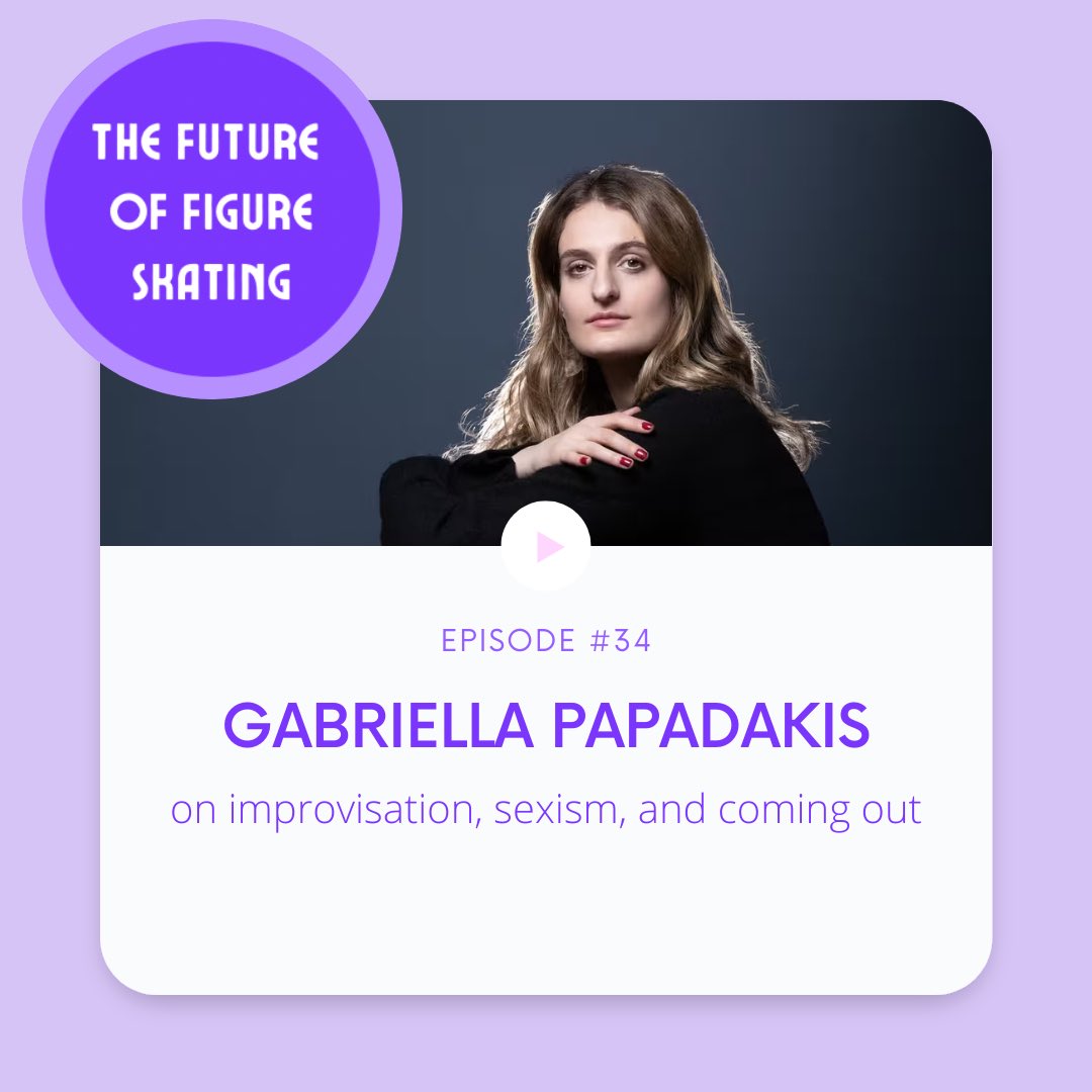 Out now: a conversation with Gabriela Papadakis We talked about life since the Olympics, her experience coming out 🏳️‍🌈, and lots more: youtu.be/GmBXuGFESqY?si…