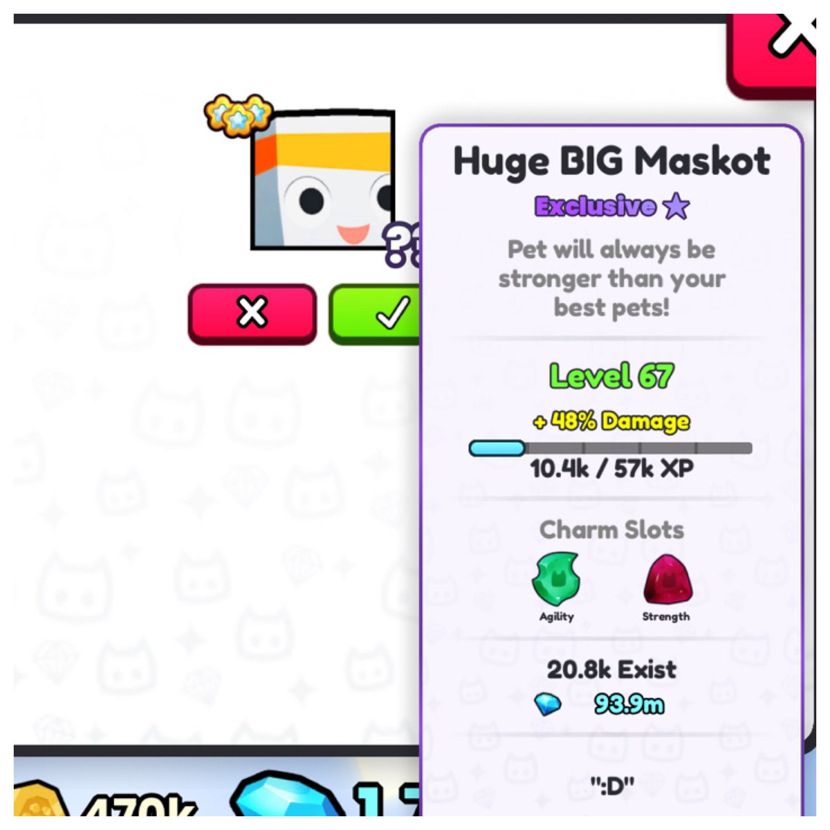 ✨Huge Give-away✨

Tysm for to my friend @Dalexander0102 for this amazing prize 🧡

Giving away a Huge Big Maskot to 1x winner

To enter:
✨like & share
🧡 follow me & @Dalexander0102 
✨ comment ur favorite PS99 huge 

Ends on 5/16 & gl 🍀🍀