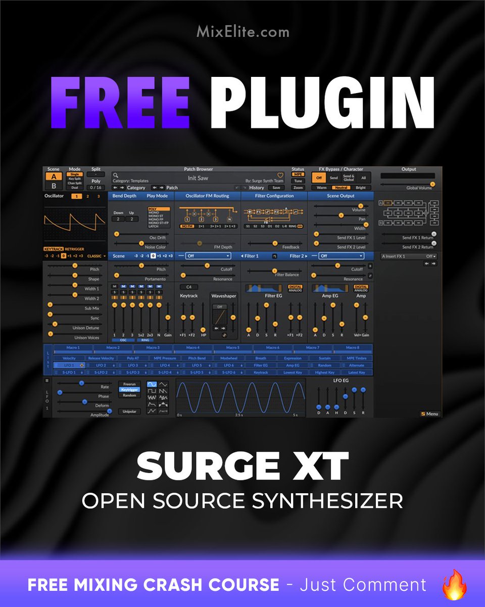 Free Mixing Crash Course 👉 MixElite.com/free-course

Unlock Your Plugin Power! 🎛️⁠
⁠

#PluginPower #MusicProduction #MixingTools #AudioPlugins #Synthesizers #SurgeSynth #MixElite