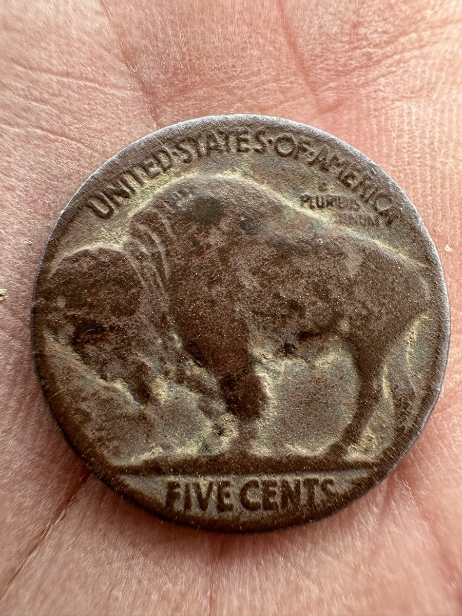 An incredibly lovely coin just out! Could it be more American?! 🇺🇸 #bandofbrothers #archaeology #wellbeing #veterans #Aldbourne #diggingbandofbrothers