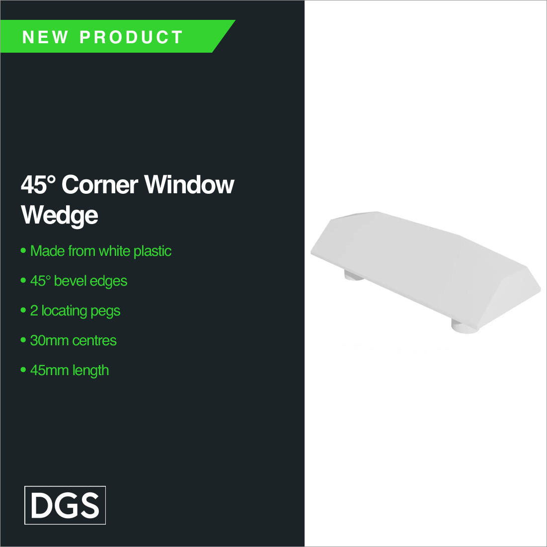 DGSupplyline's tweet image. Latest product! 45° corner window wedge for angled frames. This part has been specially manufactured to replace old angled frame wedges.

Find out more
dgsupp.uk/45-deg-corner-…

#windowhardware #windowrepairs #repairspares #hardtofindhardware #HomeSecurity