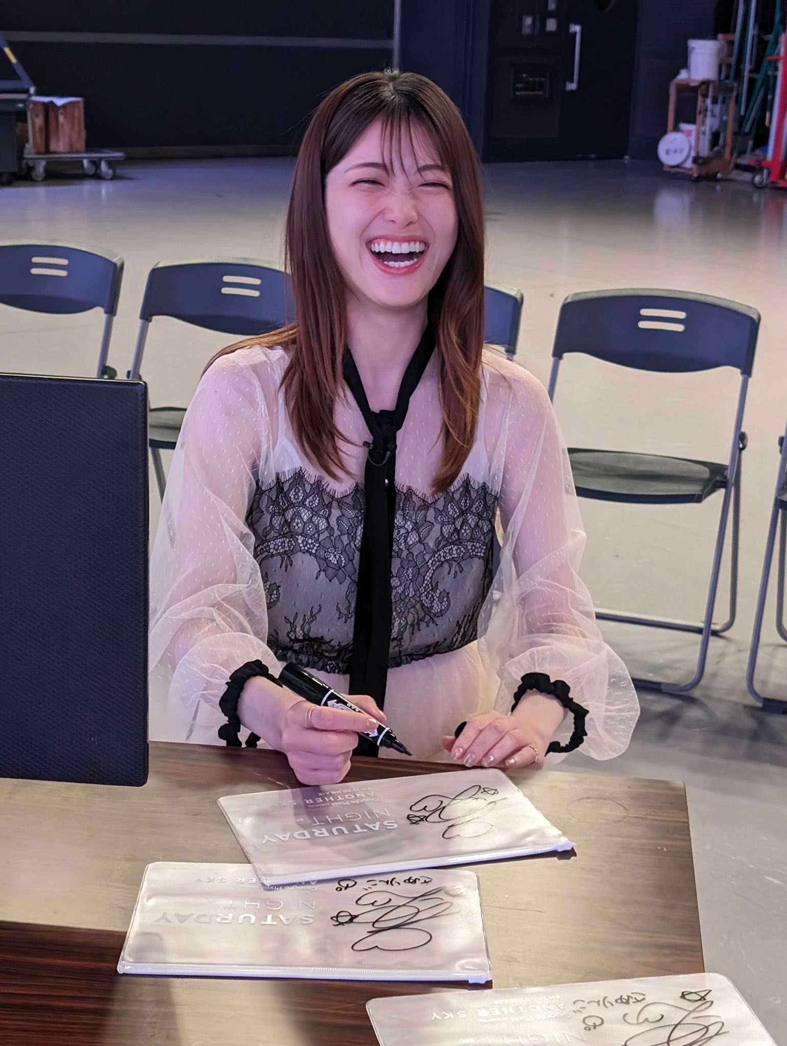 抽プレ当選品)松村沙友理 さゆりんご 直筆サイン入りチェキ 松村沙友理 (