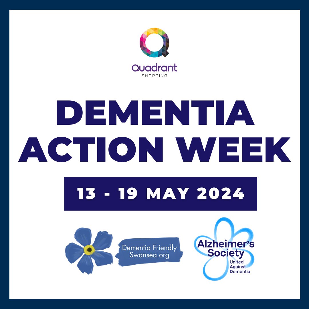 𝗗𝗲𝗺𝗲𝗻𝘁𝗶𝗮 𝗔𝗰𝘁𝗶𝗼𝗻 𝗪𝗲𝗲𝗸 💙

The @DementiaHwb in the Quadrant is open 7 days a week between 11 – 3, and is a wonderful resource for anyone who needs information or support for all things dementia related.

No appointment necessary, simply pop in and have a chat.