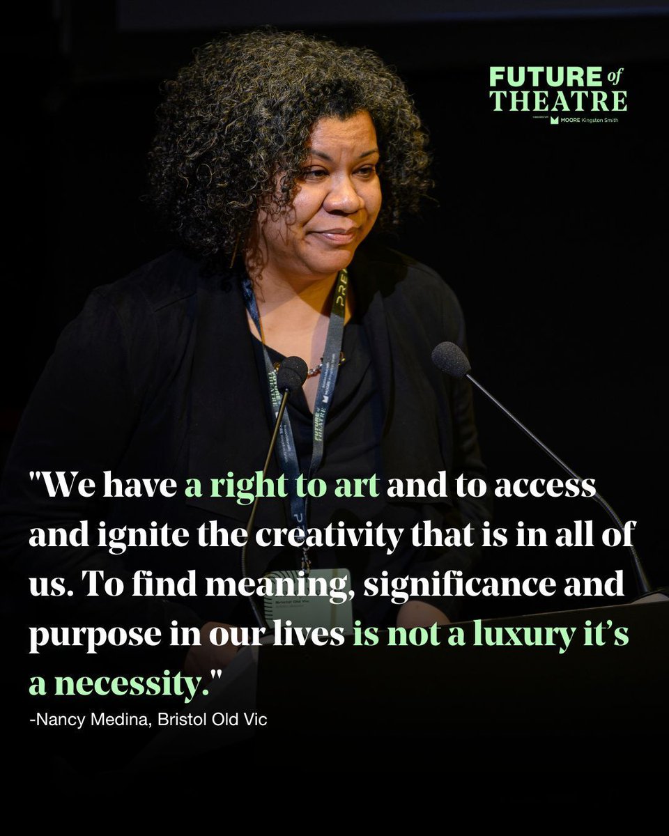 Did you miss out on Nancy Medina’s keynote speech at The Stage’s #FutureOfTheatre conference? 💡

With our captioned/BSL interpreted on-demand access, you can catch up on all of this and more, here: bit.ly/4b85UHB