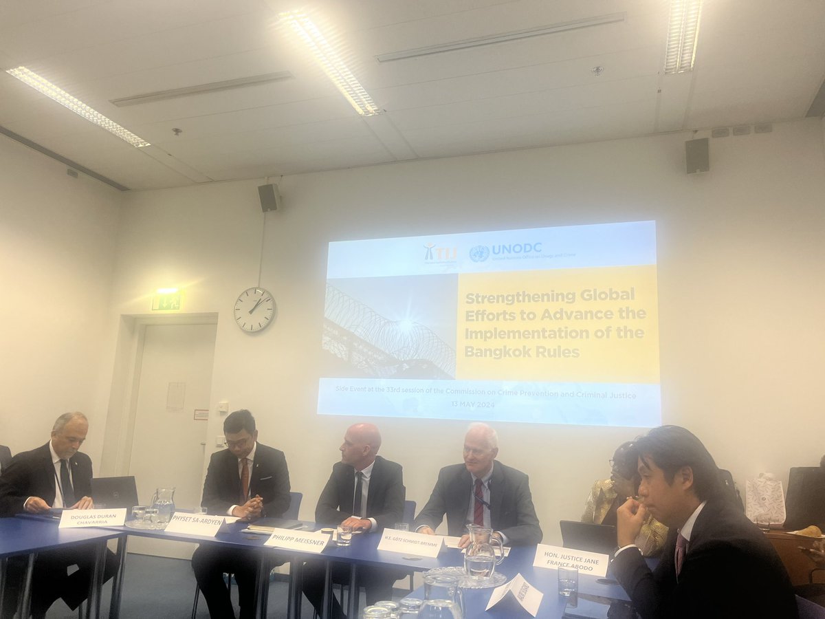 Happening now @CCPCJ - side event on strenghtening global efforts to advance implementation of the #Bangkok rules @ph_meissner @Madina_Sarieva