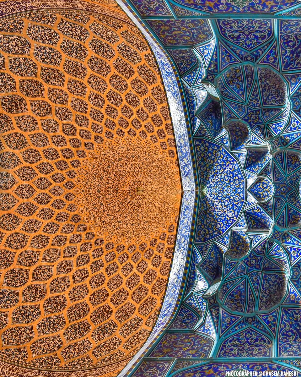 #شکوه_معماری ایرانی در نقش جهان اصفهان
مسجد شیخ لطف الله 
عکس: قاسم بانشی
#ایران_ببین #اصفهان