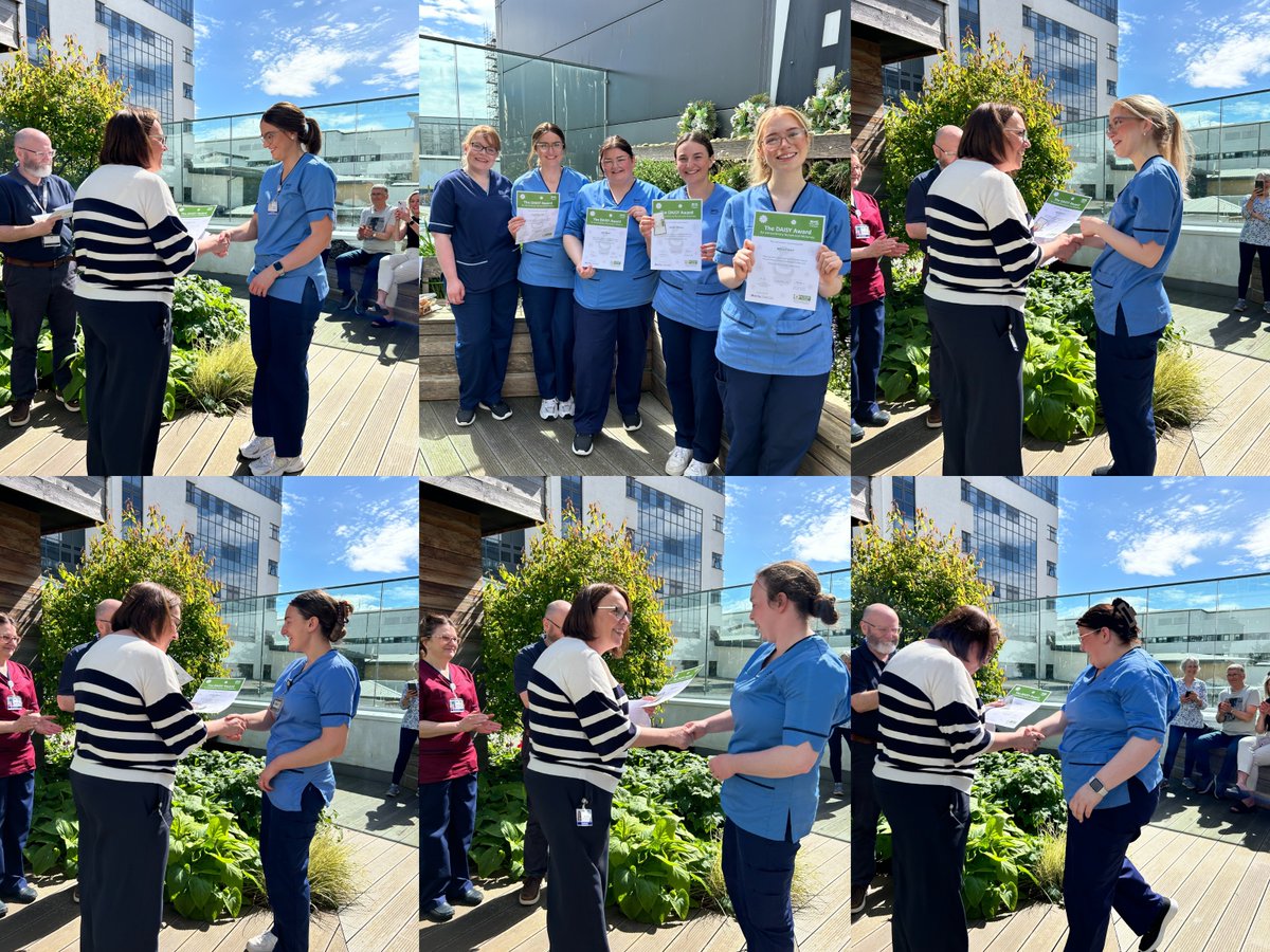 NHSGrampian's tweet image. DAISY Awards: a family affair! We were pleased to welcome nurse Molly's mum Debbie who's also a nurse &amp;amp; dad Phil, &amp;amp; Paula's mum Carol, who's a doctor, to celebrate. It's not often you get to be involved in your children's work lives and they were "very proud" to be part of it.