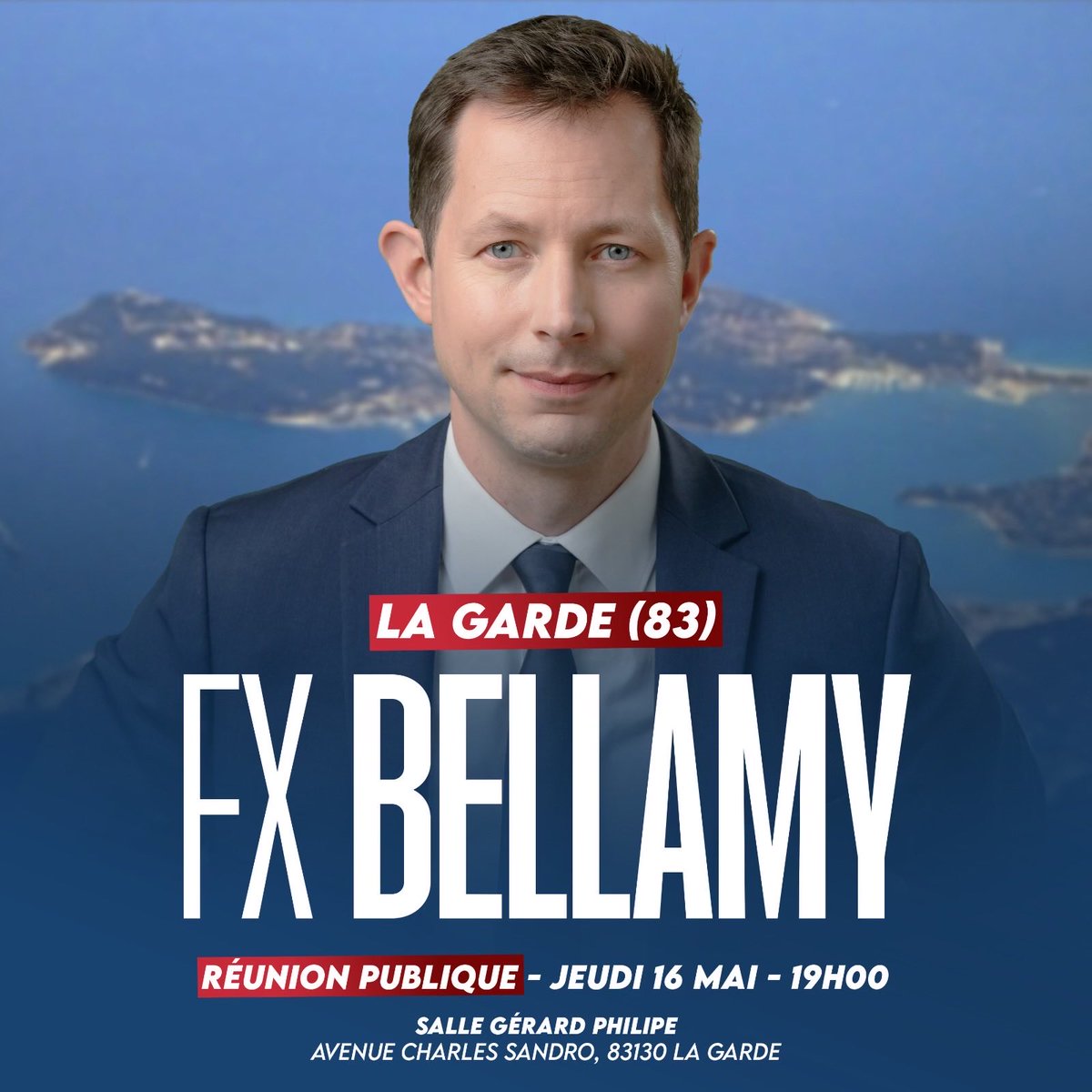 Venez rencontrer ⁦@fxbellamy⁩ ce jeudi à la Garde! ⁦@lesRepublicains⁩