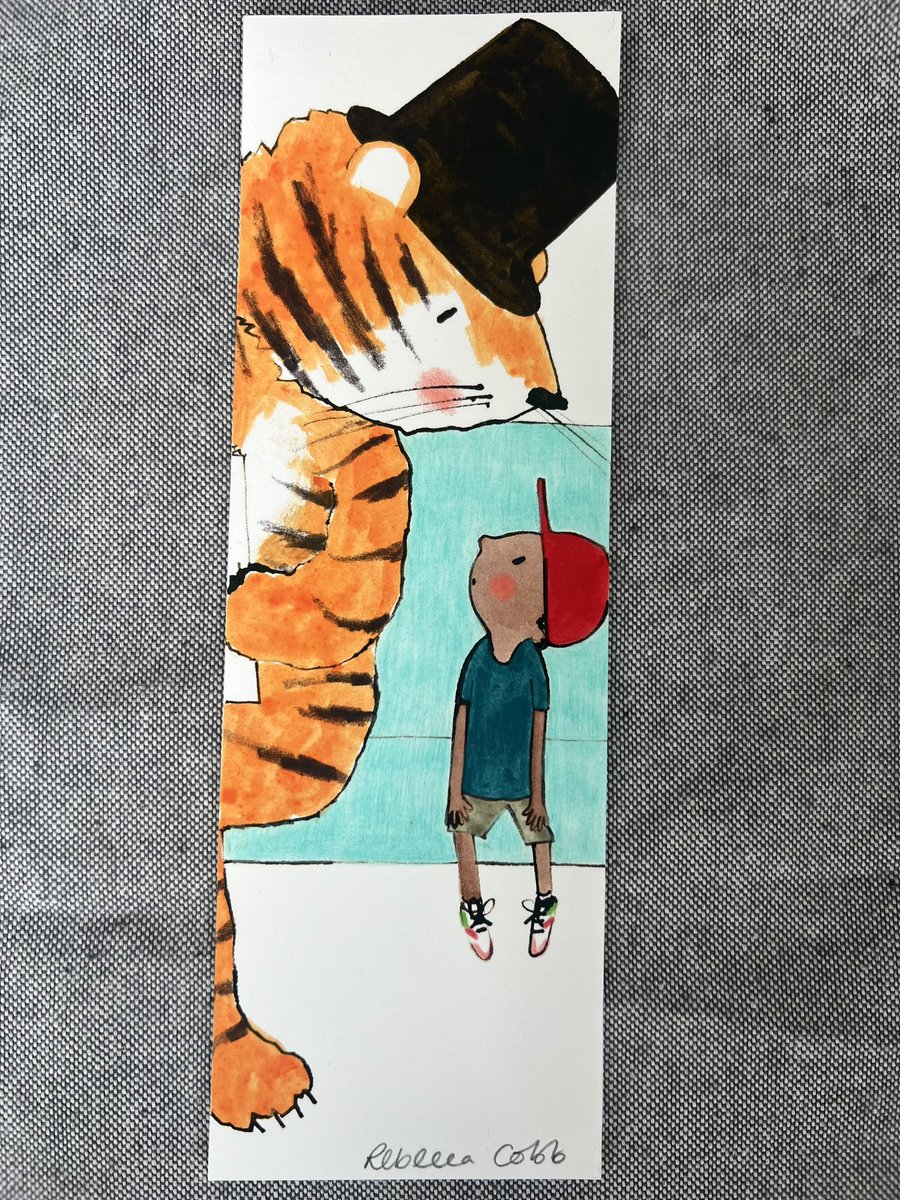 I’ve donated this hand drawn TIGER bookmark to @slhattersley ‘s #bookmarkproject .There are 100s of originals to bid on to raise money for Katiyo Primary School in Zimbabwe and 1 week left to bid! jumblebee.co.uk/bookmarkprojec… @mariesadulak @FaberChildrens #theresatigeronthetrain