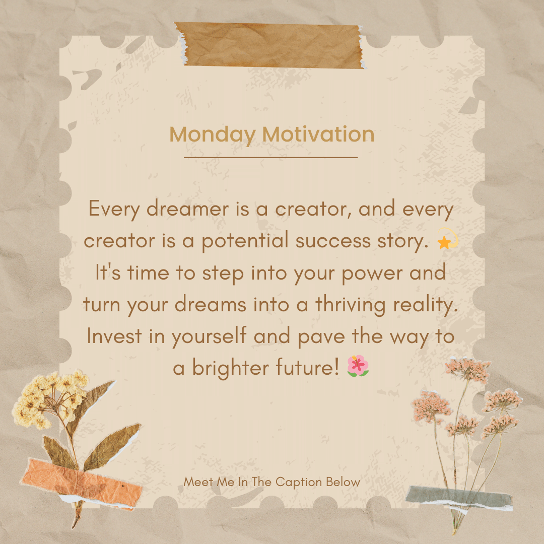 TPHomemaker's tweet photo. 🌟 Empower Your Dreams, Empower Yourself! 🌟

Every dreamer holds the key to creating a future filled with success. 💫 Step into your power and transform your dreams into a thriving reality. Our passive income course is your pathway to a brighter future! 🌺 https://t.co/bnnEUMOoqB