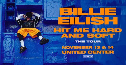 Today at 8:00am, Brian & Kenzie will be sending Caller 10 to the United Center for Billie Eilish’s show on November 13! 📞 312-591-8300 for your chance to win!