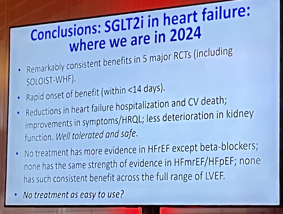 El profesor McMurray nos deja sus reflexiones sobre los iSGLT2
#HFA2024 #HeartFailure2024 #UMIPIC #ESCcongress