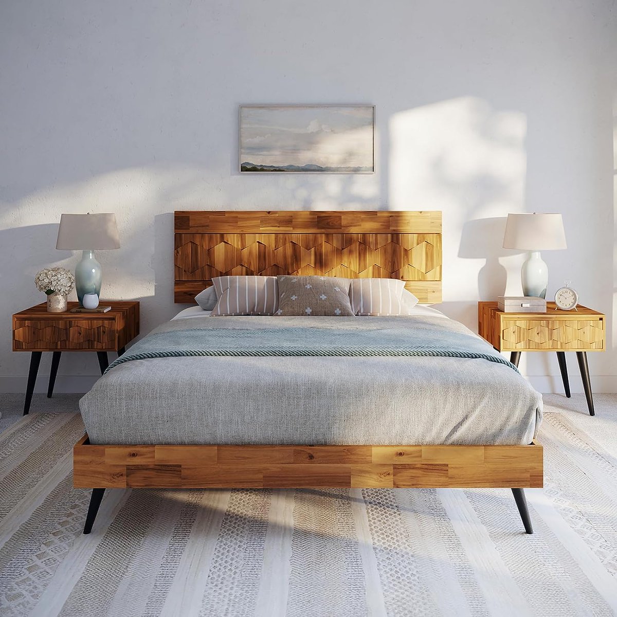 Elevate Your Bedroom with Stunning Geometric Bedframes bi97.blogspot.com/2024/05/elevat… 
 #BedroomDecor #ModernDesign #DurableConstruction #StylishHome #HomeDecor #RusticCharm #QualityCraftsmanship #ComfortableSleep #BedroomStyle #InteriorDesign #FurnitureDesign #HomeImprovement