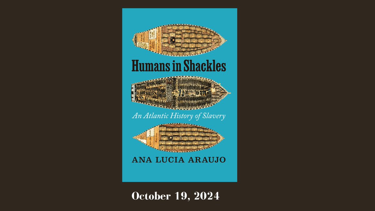 #OTD On May 13, 1888 Brazil abolished slavery. It was the last country in the Americas to abolish slavery. My book Humans in Shackles: An Atlantic History of Slavery (@UChicagoPress 2024) tells this story by giving Brazil a prominent place #slaveryarchive press.uchicago.edu/ucp/books/book…