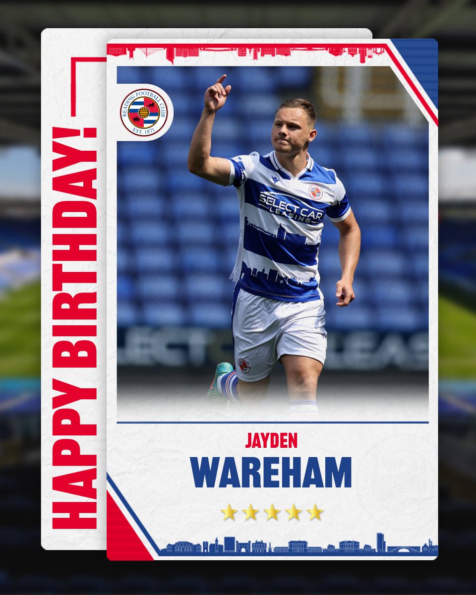 Happy Birthday XL! 🐶 Our striker, who's scored 9 goals in 14 #PL2 games, and made 11 senior appearances in his first season as a Royal, turns 2️⃣1️⃣ today! 🎂 Have a great day @JaydenWareham! 🥳