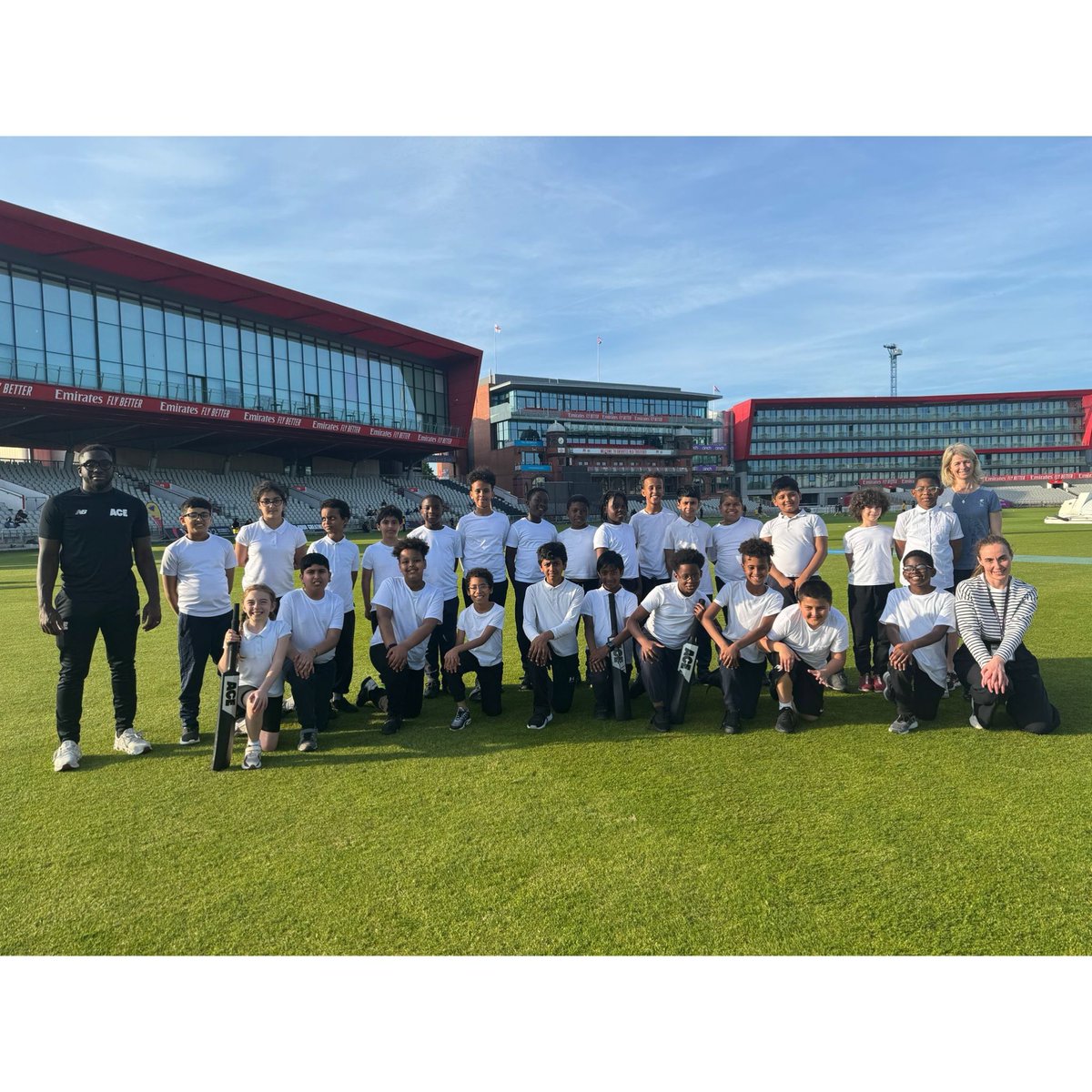 AceProgramme's tweet image. A beautiful day for a wonderful event 🌞

We had a blast down at @emiratesot for the Spirit of Cricket Competition.
Great job by @HolyName_School who represented ACE 👏🏾 Fantastic work 🏏

#ACE #ACEProgramme #ACECricket #SpiritOfCricket #CricketLovers #Community #NextGeneration
