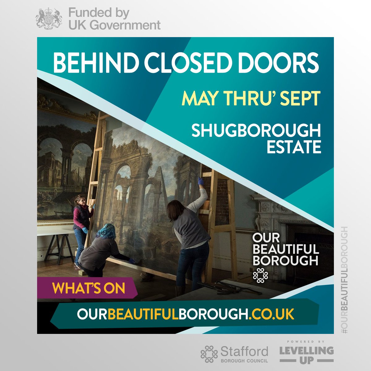 Have you ever wondered what lies behind the 'private' signs at @shugboroughNT? Join the House & Collections Team on a behind the scenes tour of the Mansion. 2pm-3pm Wednesdays, beginning 15 May to 11 Sept: tinyurl.com/ya59bd2m #DaysOut #LocalHistory #OurBeautifulBorough