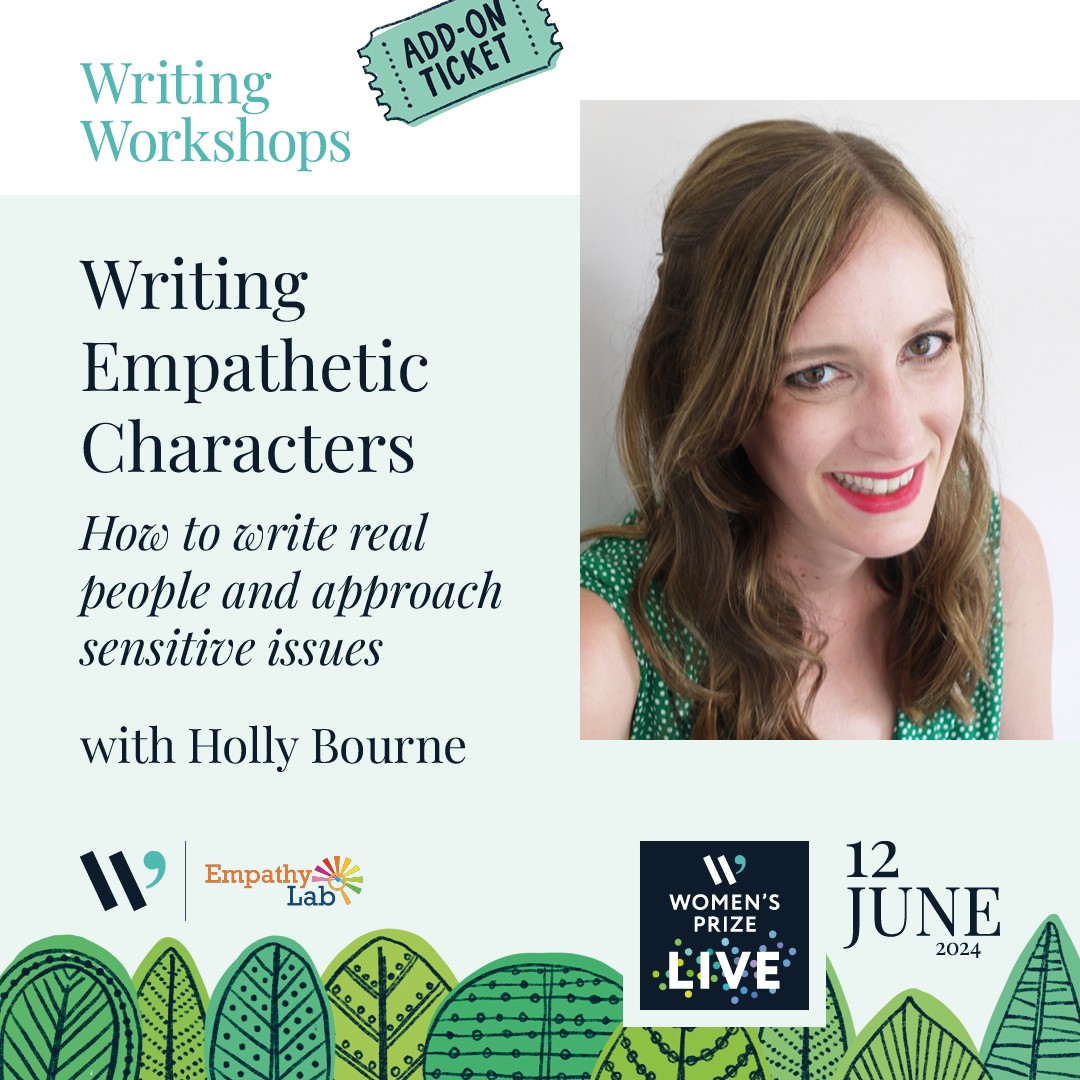 As part of @womensprize LIVE on Wednesday 12 June in London, we're running a workshop on Writing Empathetic Characters with @holly_bourneYA in partnership with EmpathyLab. You can book your tickets to this, and Women's Prize LIVE, here: loom.ly/fL-lUUM