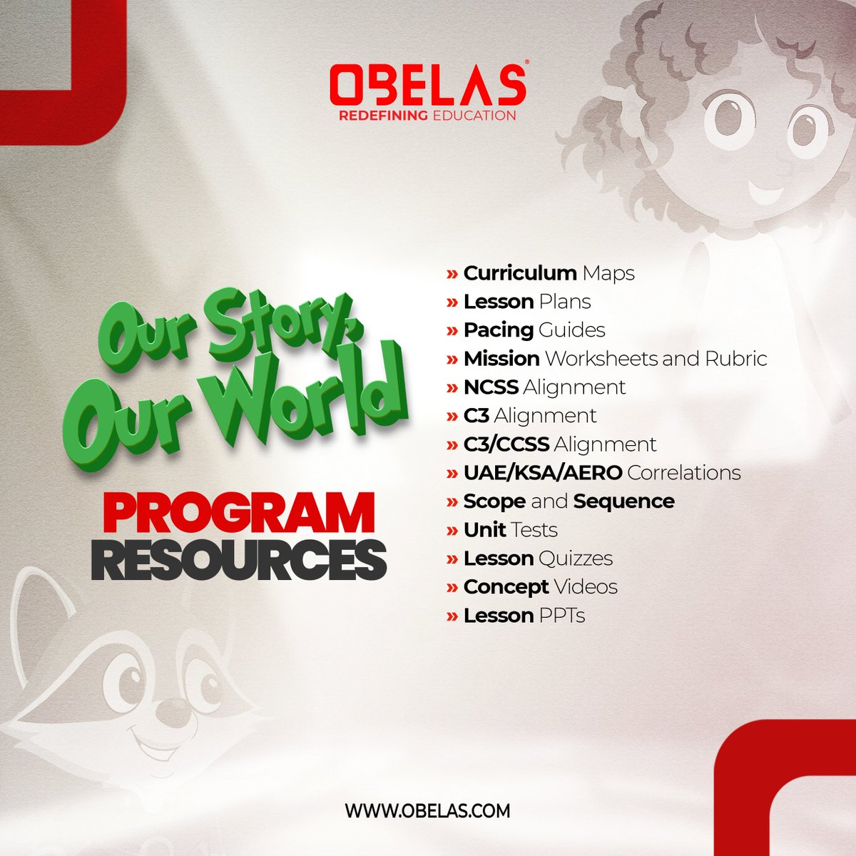 Dive into grades 1-5 Social Studies with us! 🌍 Our resources, from Curriculum Maps to Concept Videos, are designed to engage and align with C3/NCSS standards. Empower your teaching journey now! Learn more, shorturl.at/dhsT5 #OBELAS #SocialStudies #RedefiningEducation