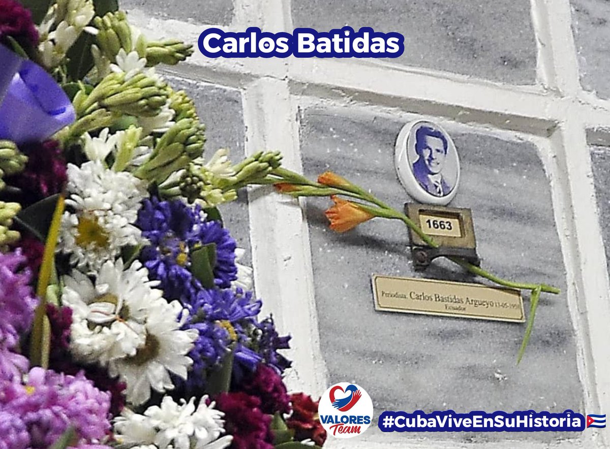 #Cuba 🇨🇺 6️⃣6️⃣ años del asesinato del periodista ecuatoriano Carlos Bastidas. 👉 Quedó atrapado por la magia de la Revolución 🇨🇺. En la Sierra Maestra quedó su espíritu juvenil. 💪 Su valentía y honestidad guían a las nuevas generaciones. #CubaViveEnSuHistoria 🇨🇺 #ValoresTeam 🕊