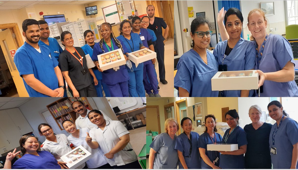 It was definitely a happy day for our Nurses in UHW. #InternationalDayOfTheNurse Cakes & a fabulous framed print given to each department. The gifts were in grateful appreciation of the incredible work & the care provided by Nurses across our health services @IEHospitalGroup