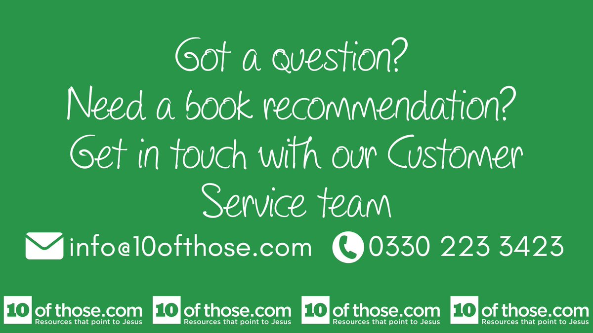10ofthose's tweet image. Need to ask a question, or help choosing resources?
Get in touch with our lovely Customer Service team!