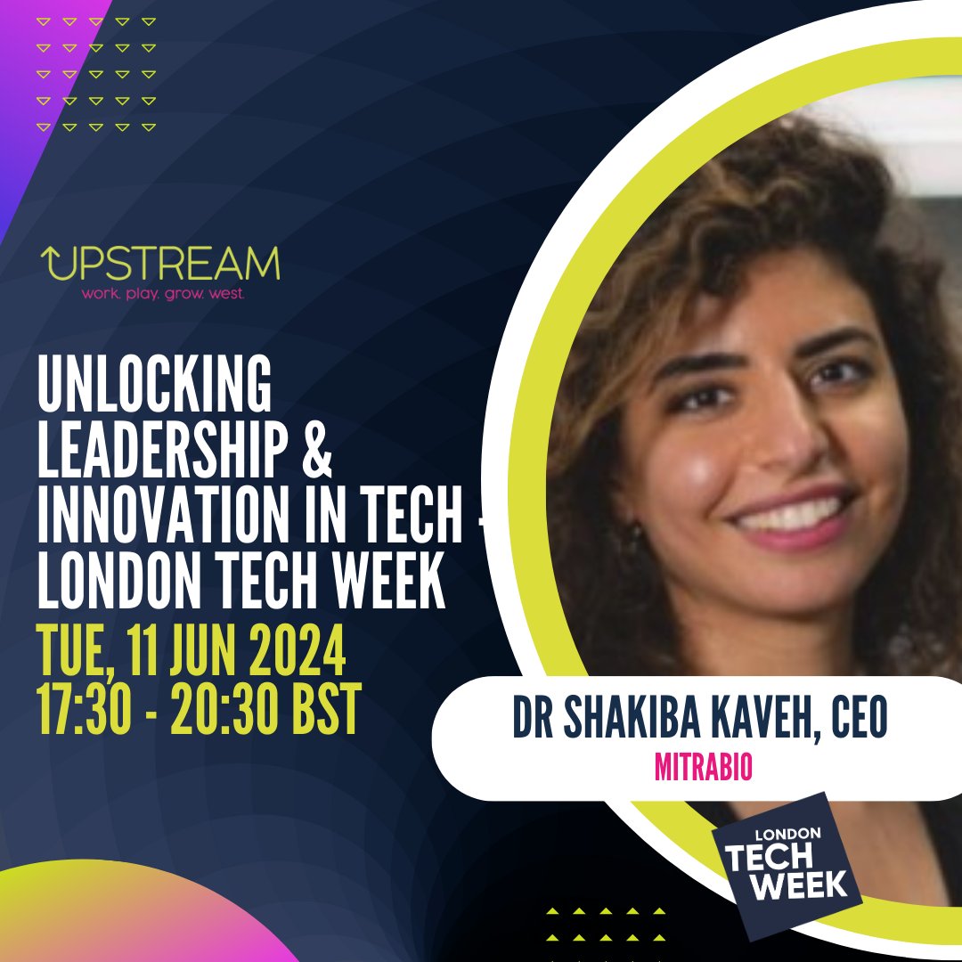 Dive into innovation with Upstream at #LondonTechWeek! 🚀 Join us for 'Unlocking Leadership & Innovation in Tech' on June 11th, 2024, at @scale_space at White City, London. Reserve your spot now: eventbrite.co.uk/e/unlocking-le…